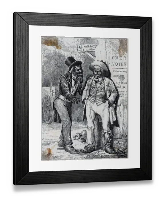 Framed Print : Canvassing for Votes