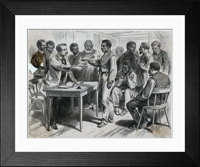 Framed Print : Men Sworn in by Reform Party Framed Print : Men Sworn in by Reform Party