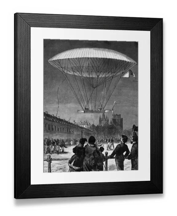 Framed Print : M. Dupuy De Lome'S Navigational Balloon Framed Print : M. Dupuy De Lome'S Navigational Balloon