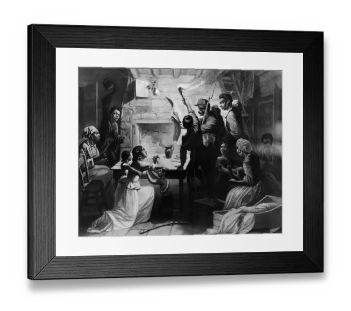 Framed Print : Emancipation Proclamation Reaches South