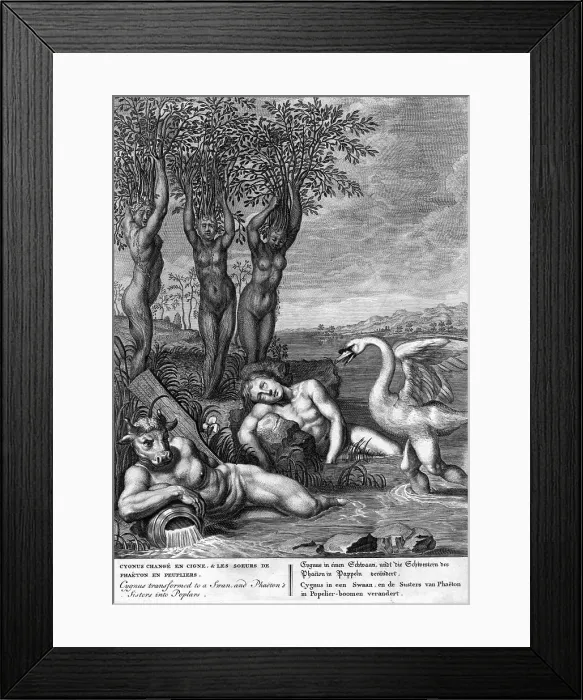 Framed Print : Engraving Of Scene From Metamorphoses Framed Print : Engraving Of Scene From Metamorphoses