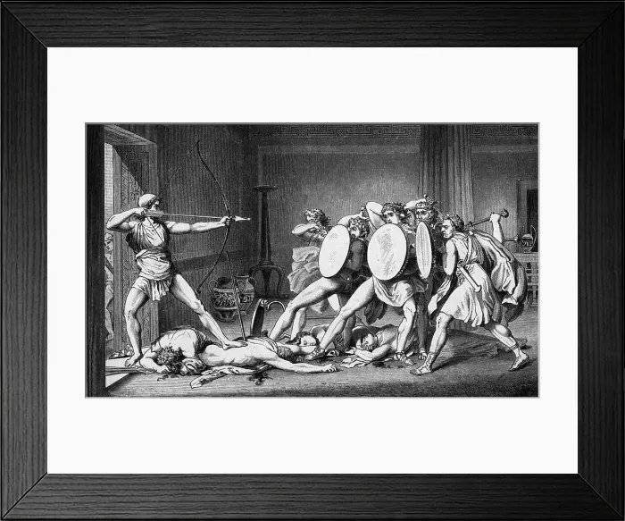 Framed Print : Return Of Ulysses To His Home In Ithica Framed Print : Return Of Ulysses To His Home In Ithica