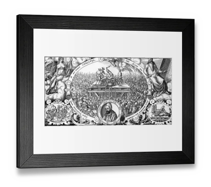 Framed Print : Illus. Of Man Being Executed In Berlin Framed Print : Illus. Of Man Being Executed In Berlin