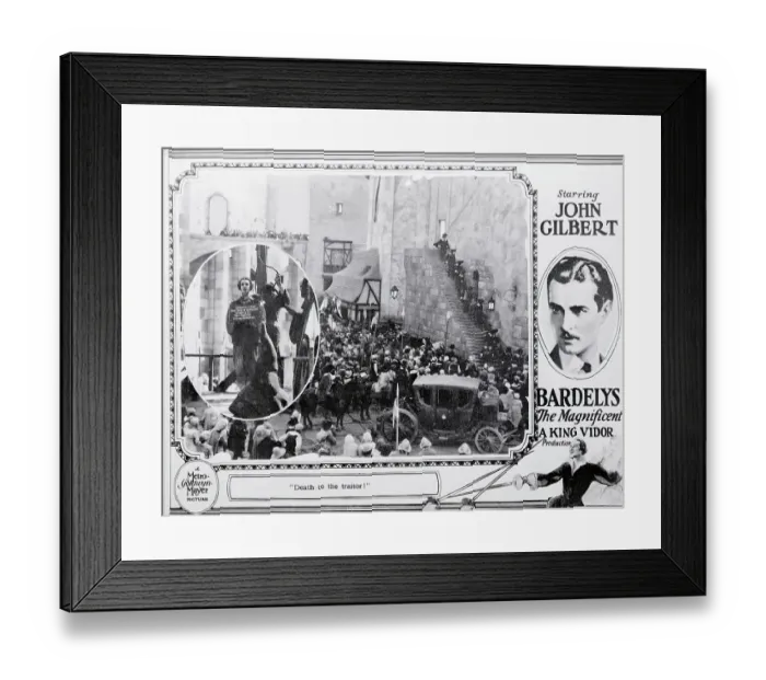 Framed Print : Film Poster For Bardelys The Magnificent Framed Print : Film Poster For Bardelys The Magnificent