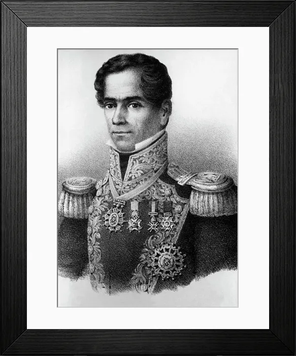 Framed Print : Portrait of General Antonio Lopez de Santa Anna Framed Print : Portrait of General Antonio Lopez de Santa Anna