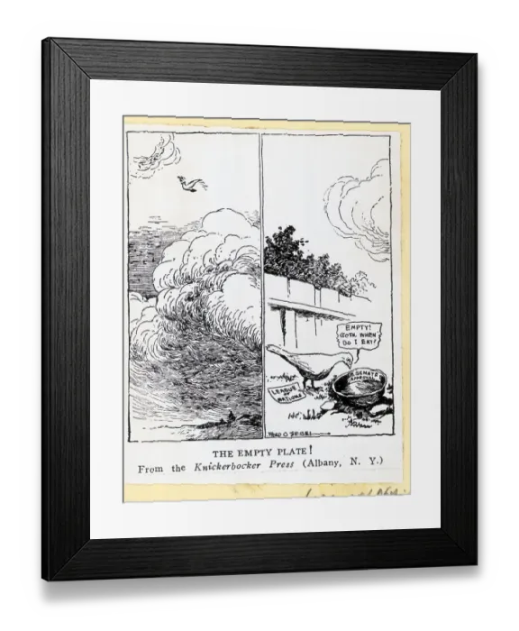 Framed Print : Us Political Cartoon Framed Print : Us Political Cartoon
