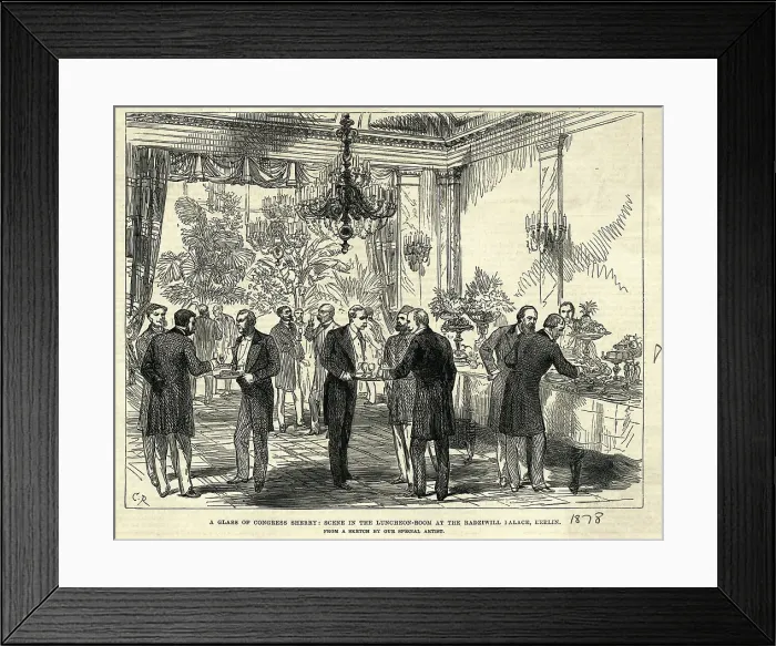 Framed Print : Luncheon Room During Congress of Berlin Framed Print : Luncheon Room During Congress of Berlin