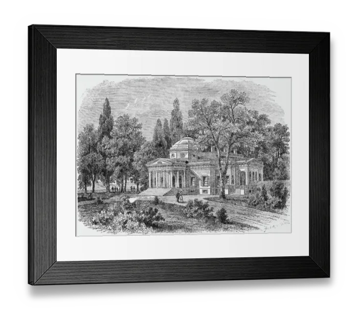 Framed Print : Illustration of Monticello Framed Print : Illustration of Monticello