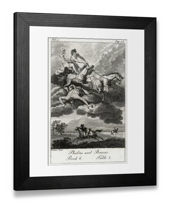 Framed Print : Illustration from Phoebus and Boreas Framed Print : Illustration from Phoebus and Boreas