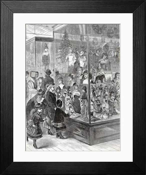 Framed Print : Childrens Exhibition Of Dolls And Toys Framed Print : Childrens Exhibition Of Dolls And Toys
