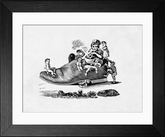 Framed Print : The Old Woman Who Lived in a Shoe Framed Print : The Old Woman Who Lived in a Shoe