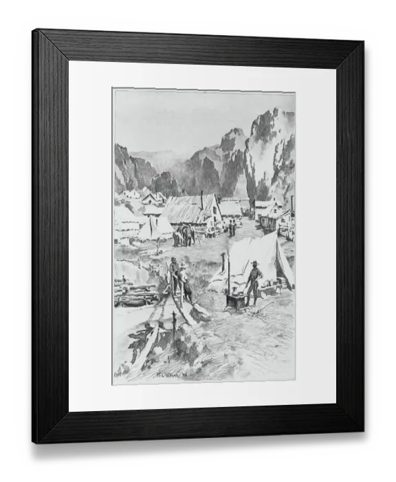 Framed Print : Illustration from Devil's Ford Framed Print : Illustration from Devil's Ford