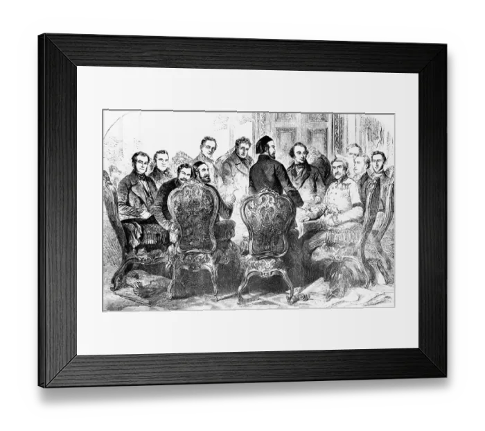 Framed Print : Delegates of the Great Powers at Conference Framed Print : Delegates of the Great Powers at Conference