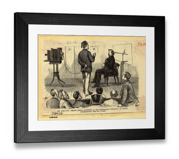 Framed Print : Convention of Photographic Association Framed Print : Convention of Photographic Association