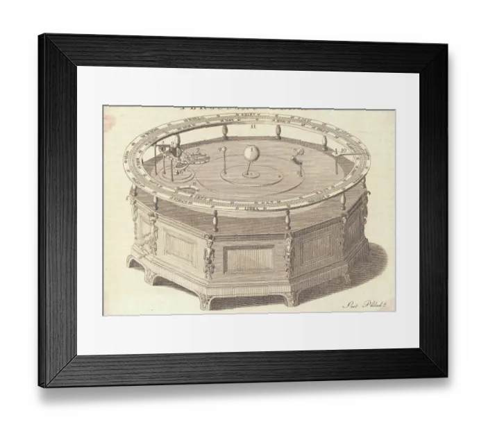 Framed Print : Illustration of Orrery Framed Print : Illustration of Orrery