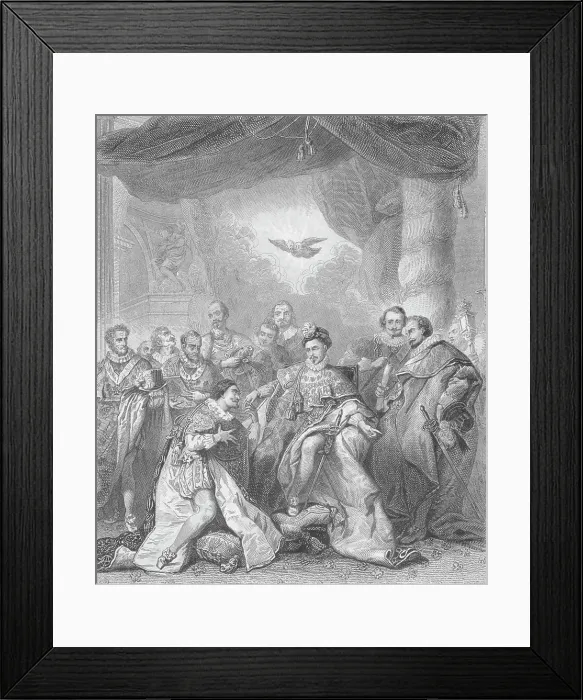 Framed Print : Illustration of Henry III of France Framed Print : Illustration of Henry III of France