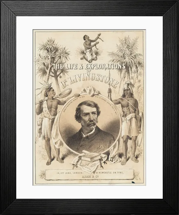 Framed Print : Illustration of David Livingstone Framed Print : Illustration of David Livingstone