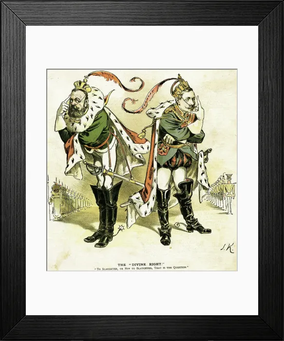 Framed Print : Russia And Germany Debate War Question Framed Print : Russia And Germany Debate War Question