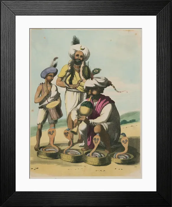 Framed Print : Indian Snake Charmer Framed Print : Indian Snake Charmer