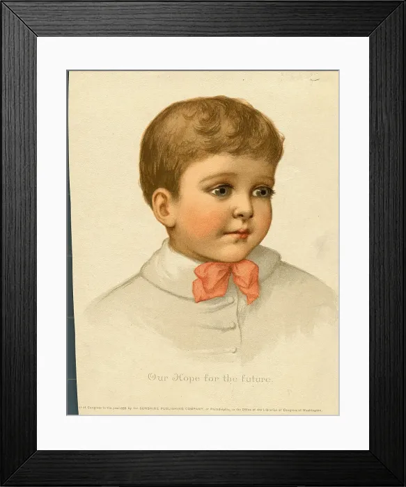 Framed Print : Portrait of Young Boy Framed Print : Portrait of Young Boy
