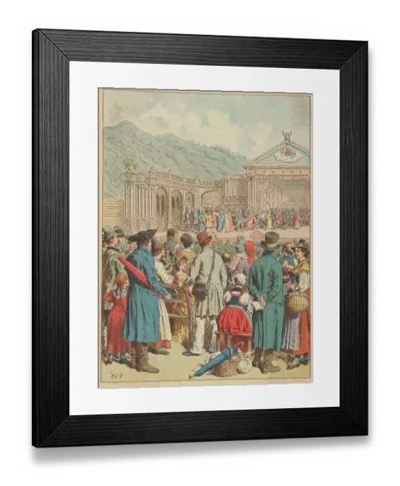 Framed Print : People Enjoying Play Framed Print : People Enjoying Play