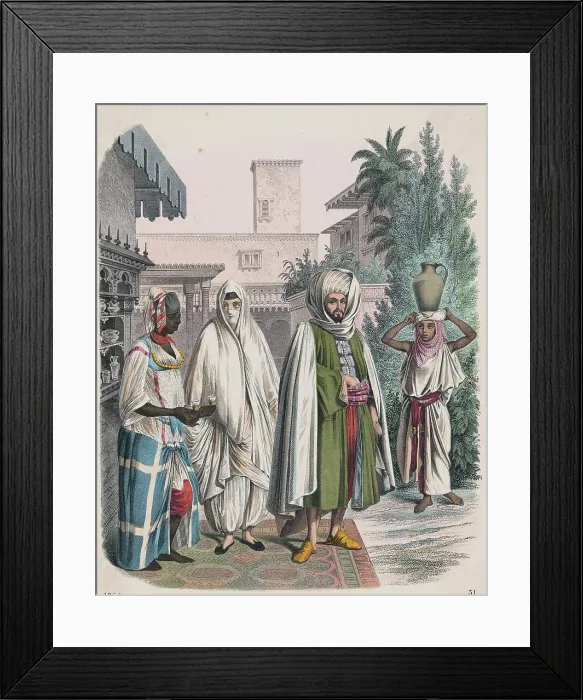 Framed Print : Citizens of Algiers Framed Print : Citizens of Algiers