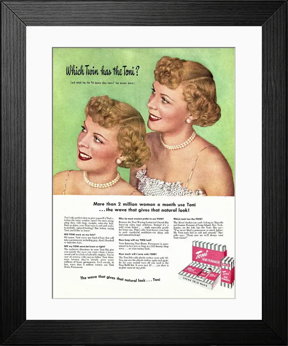 Framed Print : Twins Model Home Perm