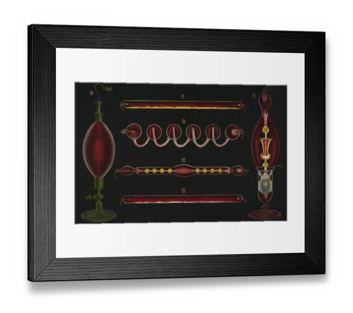 Framed Print : Illustration of Chemical Reactions Framed Print : Illustration of Chemical Reactions