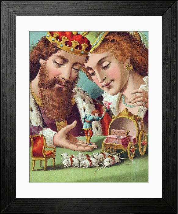 Framed Print : A Scene from Tom Thumb