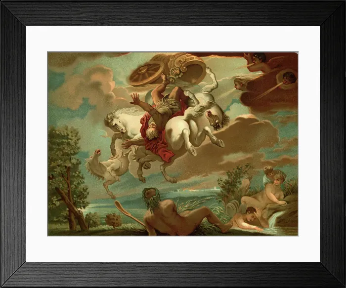 Framed Print : Rays of Jupiter Striking Phaeton Framed Print : Rays of Jupiter Striking Phaeton