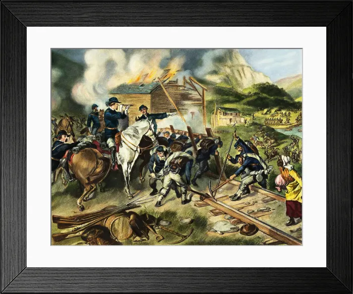 Framed Print : On The March To The Sea By Felix Octavius Carr Darley Framed Print : On The March To The Sea By Felix Octavius Carr Darley