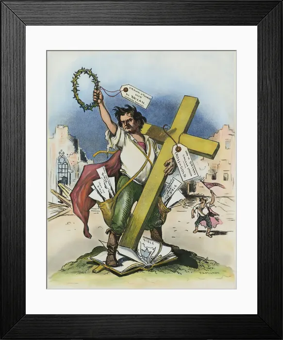 Framed Print : Illustration Depicting William Jennings Bryan Framed Print : Illustration Depicting William Jennings Bryan