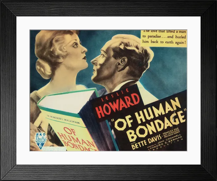 Framed Print : Illustration of Actors Portrayed in Of Human Bondage Framed Print : Illustration of Actors Portrayed in Of Human Bondage