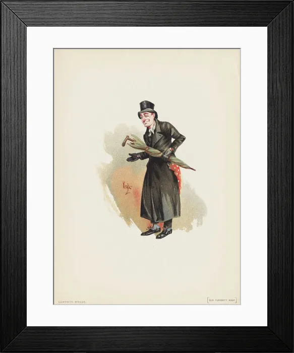 Framed Print : Man Holding Big Umbrella Framed Print : Man Holding Big Umbrella
