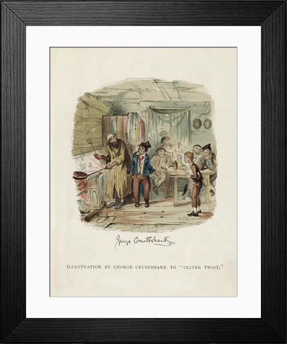 Framed Print : Scene from Oliver Twist Framed Print : Scene from Oliver Twist