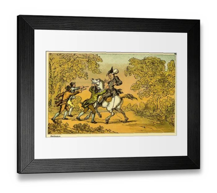 Framed Print : Highway men Stopping Doctor Syntax Framed Print : Highway men Stopping Doctor Syntax