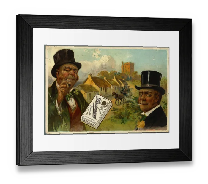 Framed Print : Advertisement for Piedmont Cigarettes