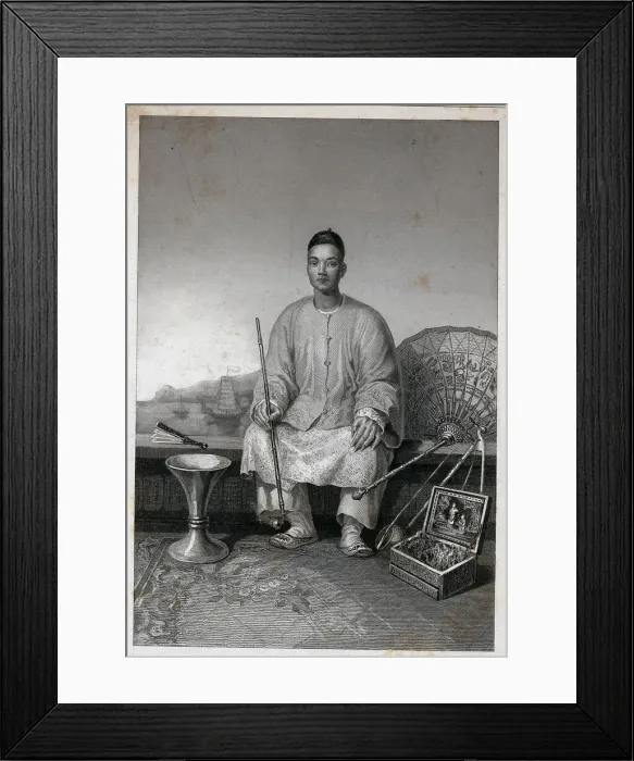 Framed Print : Illustration Of Kan-Yao