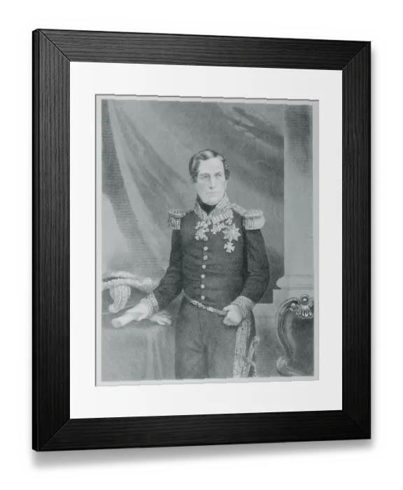 Framed Print : Portrait of Leopald I