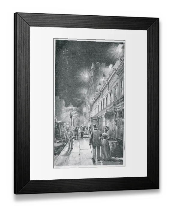Framed Print : Electric Lights Connected from Underground Illuminating Sidewalk Street Framed Print : Electric Lights Connected from Underground Illuminating Sidewalk Street