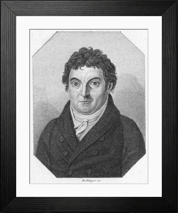 Framed Print : Print of Johann Gottlieb Fichte Framed Print : Print of Johann Gottlieb Fichte