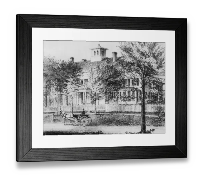 Framed Print : Emily Dickinson Home Framed Print : Emily Dickinson Home