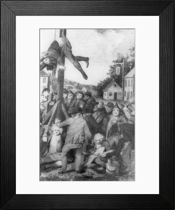 Framed Print : Book Illustration The Tory's Day of Judgment Framed Print : Book Illustration The Tory's Day of Judgment