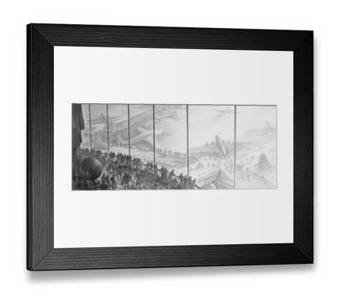 Framed Print : Illustration Depicting Idlewild Air Field Framed Print : Illustration Depicting Idlewild Air Field