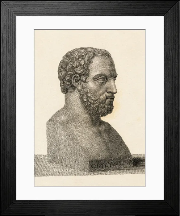 Framed Print : Portrait Bust of Thucydides Framed Print : Portrait Bust of Thucydides