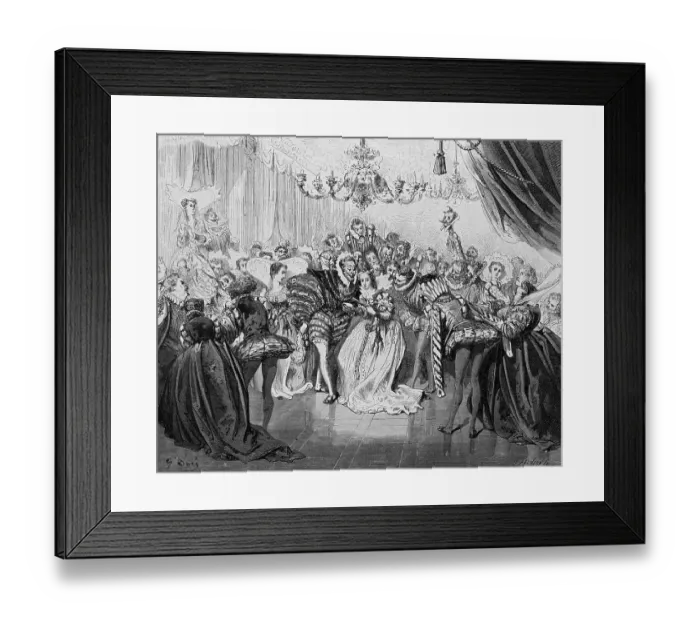 Framed Print : Fairy Tale Character Cinderella Arriving at Ball Framed Print : Fairy Tale Character Cinderella Arriving at Ball