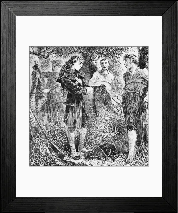 Framed Print : Illustration of Women Soldiers During Revolution Framed Print : Illustration of Women Soldiers During Revolution