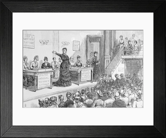 Framed Print : Convention for Women's Suffrage Association Framed Print : Convention for Women's Suffrage Association
