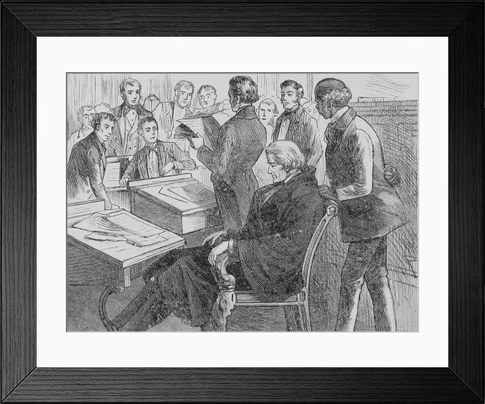Framed Print : Illustration of John C. Calhoun's Last Appearance in the Senate Framed Print : Illustration of John C. Calhoun's Last Appearance in the Senate