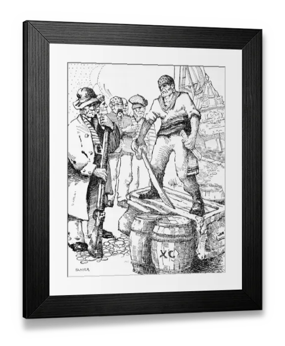 Framed Print : Dividing the Spoils by Slater Framed Print : Dividing the Spoils by Slater
